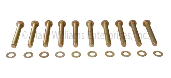1/2" - 20 x 3.5" Thin Head Wheel Stud