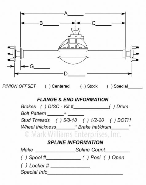 Modular 9" Econo/Comp 4-Link Assembly, Carbon Brakes